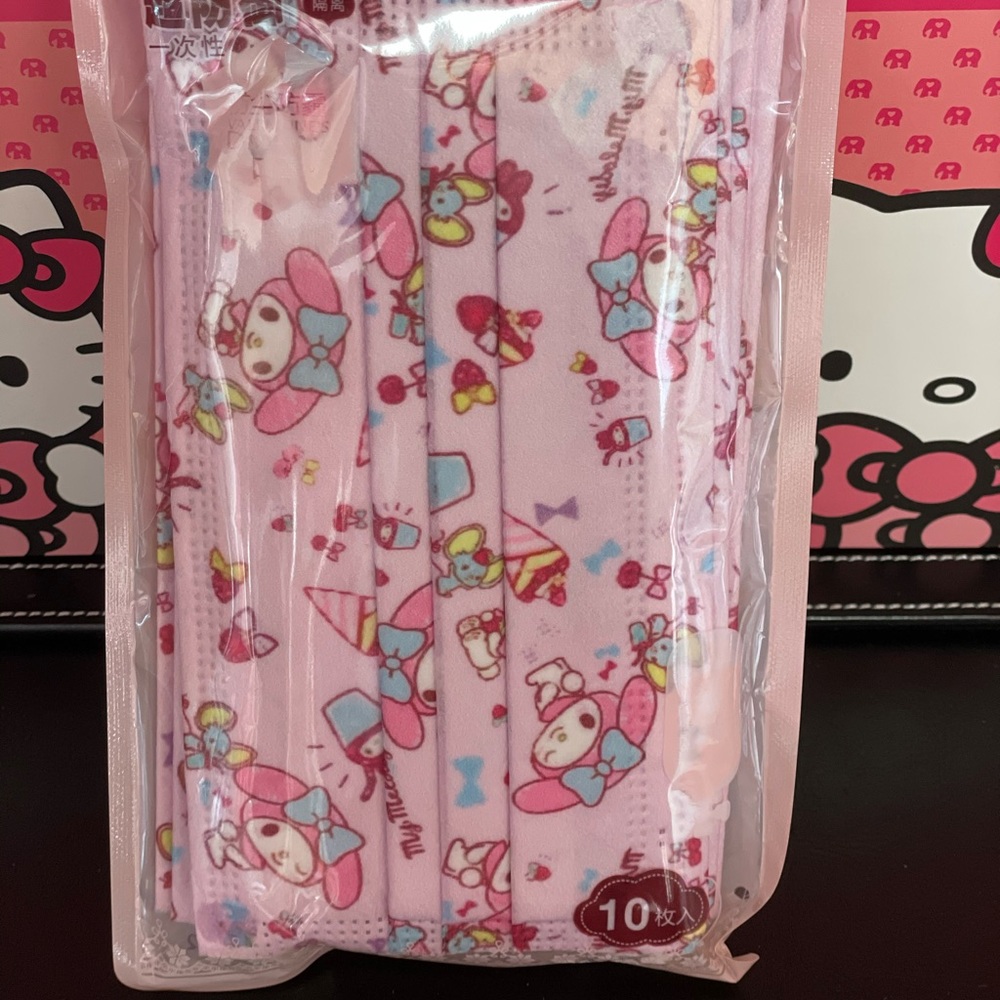 10 pcs - MY MELODY Disposable Masks